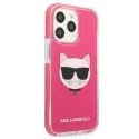 Karl Lagerfeld KLHCP13LTPECPI iPhone 13 Pro / 13 6,1" hardcase fuksja/fuschia Choupette Head