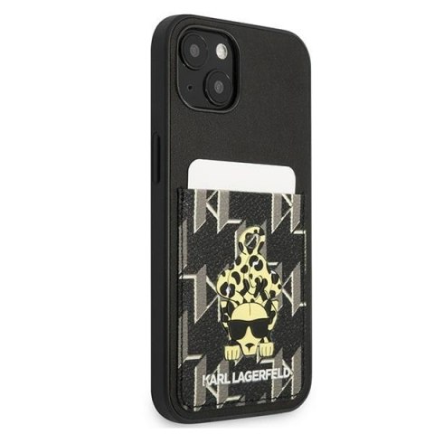 Karl Lagerfeld KLHCP13MCANCNK iPhone 13 / 14 / 15 6,1" hardcase czarny/black Karlimals Cardslot