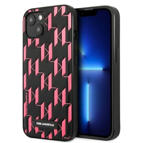 Karl Lagerfeld KLHCP13MMNMP1P iPhone 13 6,1" hardcase różowy/pink Monogram Plaque