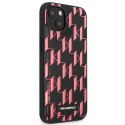 Karl Lagerfeld KLHCP13MMNMP1P iPhone 13 6,1" hardcase różowy/pink Monogram Plaque