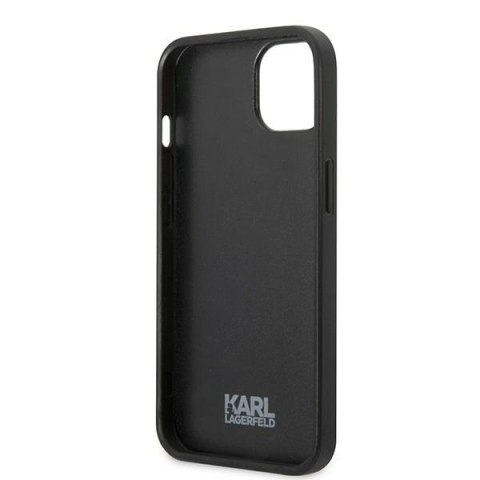 Karl Lagerfeld KLHCP13MPMNFIK1 iPhone 13 / 14 / 15 6,1" szary/grey Flower Ikonik Karl