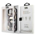 Karl Lagerfeld KLHCP13MPMNFIK1 iPhone 13 6,1" szary/grey Flower Ikonik Karl