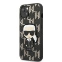 Karl Lagerfeld KLHCP13MPMNIKBK iPhone 13 6,1" hardcase czarny/black Monogram Ikonik Patch