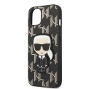 Karl Lagerfeld KLHCP13MPMNIKBK iPhone 13 6,1" hardcase czarny/black Monogram Ikonik Patch