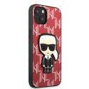 Karl Lagerfeld KLHCP13MPMNIKPI iPhone 13 6,1" hardcase czerwony/red Monogram Ikonik Patch