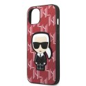 Karl Lagerfeld KLHCP13MPMNIKPI iPhone 13 6,1" hardcase czerwony/red Monogram Ikonik Patch