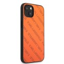 Karl Lagerfeld KLHCP13MPTLO iPhone 13 6,1" hardcase pomarańczowy/orange Perforated Allover