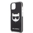 Karl Lagerfeld KLHCP13MTPECK iPhone 13 6,1" hardcase czarny/black Choupette Head