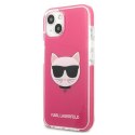 Karl Lagerfeld KLHCP13MTPECPI iPhone 13 6,1" hardcase fuksja/fuschia Choupette Head