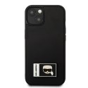 Karl Lagerfeld KLHCP13S3DKPK iPhone 13 mini 5,4" czarny/black hardcase Ikonik Patch