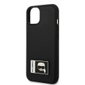 Karl Lagerfeld KLHCP13S3DKPK iPhone 13 mini 5,4" czarny/black hardcase Ikonik Patch