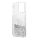 Karl Lagerfeld KLHCP13XGCFS iPhone 13 Pro Max 6,7" srebrny/silver hardcase Liquid Glitter Choupette Fun