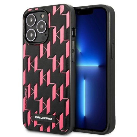 Karl Lagerfeld KLHCP13XMNMP1P iPhone 13 Pro Max 6,7" hardcase różowy/pink Monogram Plaque