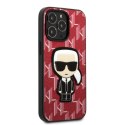 Karl Lagerfeld KLHCP13XPMNIKPI iPhone 13 Pro Max 6,7" hardcase czerwony/red Monogram Ikonik Patch