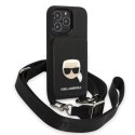 Karl Lagerfeld KLHCP13XSAKHPK iPhone 13 Pro Max 6,7" hardcase Saffiano Metal Karl Head