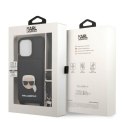 Karl Lagerfeld KLHCP13XSAKHPK iPhone 13 Pro Max 6,7" hardcase Saffiano Metal Karl Head