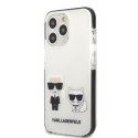 Karl Lagerfeld KLHCP13XTPEKCW iPhone 13 Pro Max 6,7" hardcase biały/white Karl&Choupette