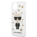 Karl Lagerfeld KLHCP13SHFLT iPhone 13 mini 5,4" przezroczysty/transparent Flower Ikonik Karl