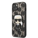 Karl Lagerfeld KLHCP13SPMNIKBK iPhone 13 mini 5,4" hardcase czarny/black Monogram Ikonik Patch