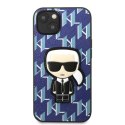 Karl Lagerfeld KLHCP13SPMNIKBL iPhone 13 mini 5,4" hardcase niebieski/blue Monogram Ikonik Patch