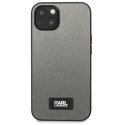 Karl Lagerfeld KLHCP13SSFMP2DG iPhone 13 mini 5,4" hardcase srebrny/silver Saffiano Plaque