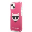 Karl Lagerfeld KLHCP13STPECPI iPhone 13 mini 5,4" hardcase fuksja/fuschia Choupette Head