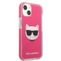 Karl Lagerfeld KLHCP13STPECPI iPhone 13 mini 5,4" hardcase fuksja/fuschia Choupette Head