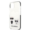 Karl Lagerfeld KLHCP13STPEKCW iPhone 13 mini 5,4" hardcase biały/white Karl&Choupette