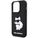 Karl Lagerfeld KLHCP14L3DRKHNK iPhone 14 Pro 6.1" czarny/black hardcase Rubber Choupette 3D