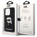 Karl Lagerfeld KLHCP14L3DRKINK iPhone 14 Pro 6.1" czarny/black hardcase Rubber Ikonik 3D