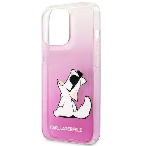 Karl Lagerfeld KLHCP14LCFNRCPI iPhone 14 Pro 6,1" hardcase różowy/pink Choupette Fun