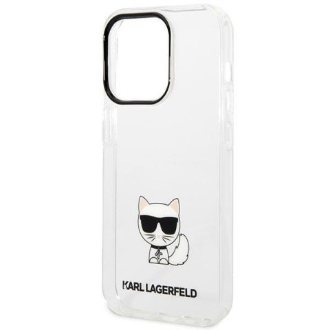 Karl Lagerfeld KLHCP14LCTTR iPhone 14 Pro 6,1" hardcase przeźroczysty/transparent Choupette Body