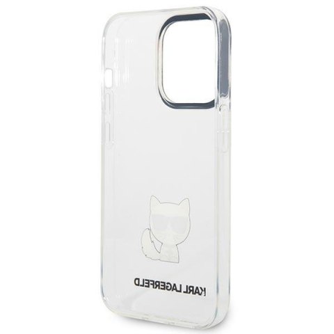 Karl Lagerfeld KLHCP14LCTTR iPhone 14 Pro 6,1" hardcase przeźroczysty/transparent Choupette Body