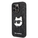 Karl Lagerfeld KLHCP14LG2CPK iPhone 14 Pro 6,1" czarny/black hardcase Glitter Choupette Patch