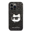 Karl Lagerfeld KLHCP14LG2CPK iPhone 14 Pro 6,1" czarny/black hardcase Glitter Choupette Patch