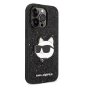 Karl Lagerfeld KLHCP14LG2CPK iPhone 14 Pro 6,1" czarny/black hardcase Glitter Choupette Patch