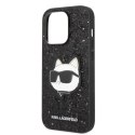 Karl Lagerfeld KLHCP14LG2CPK iPhone 14 Pro 6,1" czarny/black hardcase Glitter Choupette Patch