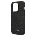 Karl Lagerfeld KLHCP14LG2ELK iPhone 14 Pro 6,1" hardcase czarny/black Glitter Plaque Logo