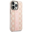 Karl Lagerfeld KLHCP14LHKLSPCP iPhone 14 Pro 6,1" hardcase różowy/pink Mono Vertical Stripe