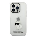 Karl Lagerfeld KLHCP14LHNCHTCT iPhone 14 Pro 6,1" transparent hardcase Ikonik Choupette