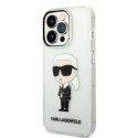 Karl Lagerfeld KLHCP14LHNIKTCT iPhone 14 Pro 6,1" transparent hardcase Ikonik Karl Lagerfeld