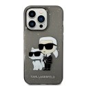 Karl Lagerfeld KLHCP14LHNKCTGK iPhone 14 Pro 6,1" czarny/black hardcase Glitter Karl&Choupette