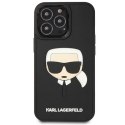 Karl Lagerfeld KLHCP14LKH3DBK iPhone 14 Pro 6,1" czarny/black hardcase 3D Rubber Karl`s Head