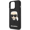 Karl Lagerfeld KLHCP14LKH3DBK iPhone 14 Pro 6,1" czarny/black hardcase 3D Rubber Karl`s Head