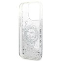 Karl Lagerfeld KLHCP14LLCRSGRS iPhone 14 Pro 6,1" srebrny/silver hardcase Liquid Glitter RSG