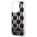 Karl Lagerfeld KLHCP14LLMNMK iPhone 14 Pro 6,1" hardcase czarny/black Liquid Glitter Monogram