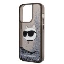 Karl Lagerfeld KLHCP14LLNCHCK iPhone 14 Pro 6,1" czarny/black hardcase Glitter Choupette Head