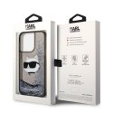 Karl Lagerfeld KLHCP14LLNCHCK iPhone 14 Pro 6,1" czarny/black hardcase Glitter Choupette Head