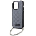 Karl Lagerfeld KLHCP14LSACKLHPG iPhone 14 Pro 6.1" srebrny/silver hardcase Saffiano Monogram Chain