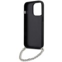 Karl Lagerfeld KLHCP14LSACKLHPG iPhone 14 Pro 6.1" srebrny/silver hardcase Saffiano Monogram Chain